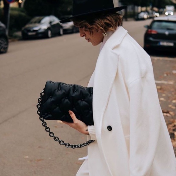 NWT Zara Quilted Maxi Crossbody Bag - Picture 3 of 16